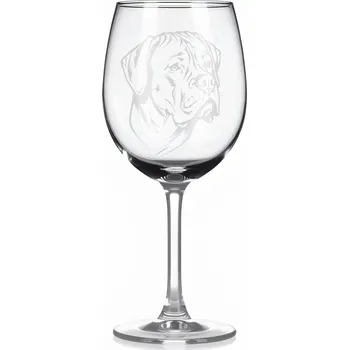Sklenice Sklenice na víno s gravírovaným motivem – Sicilský chrt