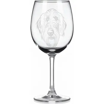 Sklenice Sklenice na víno s gravírovaným motivem – Vydrař