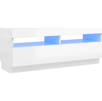 Televizní stolek vidaXL 804460 bílý s vysokým leskem