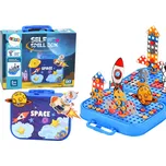 Majlo Toys konstrukční 3D stavebnice s vrtačkou Magic Panel 237 ks