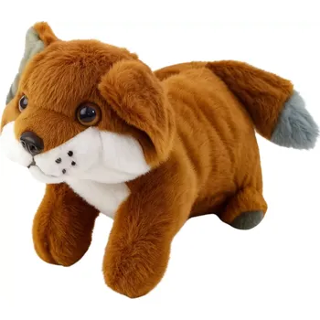 plyšák Plyšový lišák hnědo-rudý 28 cm