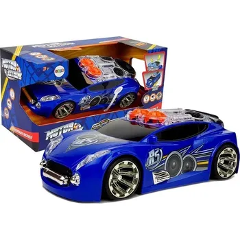 autíčko Lean Toys Sportovní auto DJ se střešními reproduktory, hudbou, světly