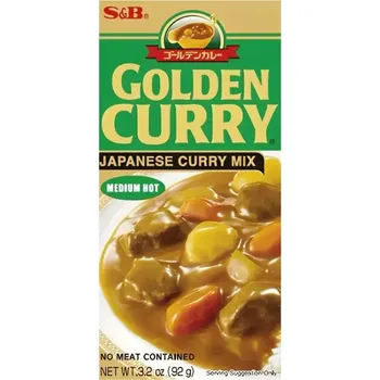 Koření S&B Kořenící pasta na Kari středně ostrá 92 g