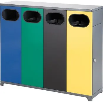 Popelnice Interiérový koš na tříděný odpad - čtyřkoš