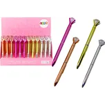 Kuličkové pero s diamantem, modrý inkoust 0,7 mm