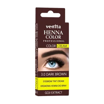 Barva na řasy a obočí Henna barva na obočí a řasy Tmavě hnědá s extraktem GOJI