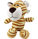 Plyšový tygr s přísavkou, krémový, 23 × 12 cm