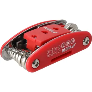 Sada nářadí DEDRA-EXIM Multitool, opravná sada pro kolo DEDRA 06F244, 15 kusů, CRV