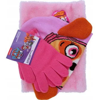 Čepice ZIMNÍ SADA Tlapková patrola ČEPICE, NÁKRČNÍK, RUKAVICE