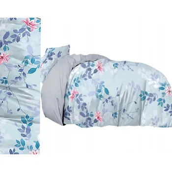 Povlečení Povlečení FLANELOVÉ teplé 140x200 + povlak POLSKÉ květiny, růže