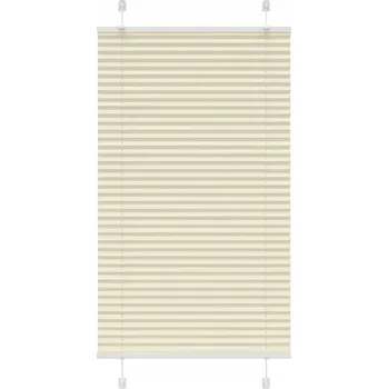 Roleta Roleta plisé krémová 75x150 cm. Šířka látky 74,4 cm