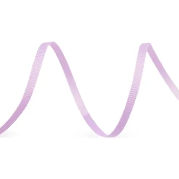 Stuha Rypsová stuha / poutko šíře 3 mm, střední, 10 fialová nejsvětlejší