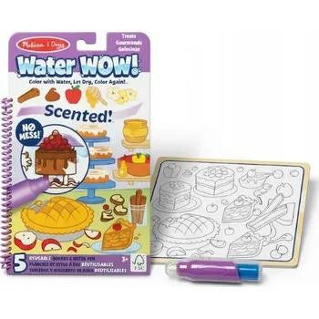 omalovánky KNÍŽKA NA MALOVÁNÍ VODOU KOLOROWANKA WODNA PACHNĄCE SŁODYCZE +MAZAK 3+