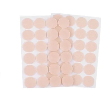 Galanterie Suchý zip samolepicí kolečka Ø25 mm, malé, 4 béžová světlá