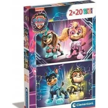 Puzzle Puzzle 2x20 Tlapková patrola Mocný 24805 Clementoni
