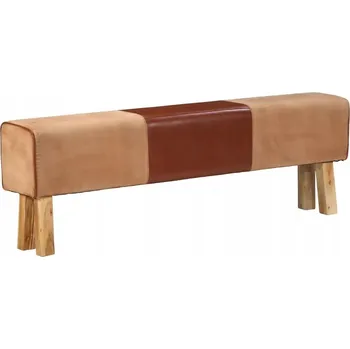 Lavička VidaXL 160 x 53 x 30 cm, hnědá