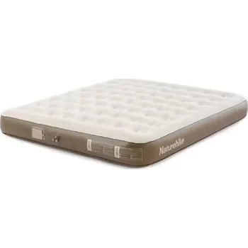 Karimatka NATUREHIKE Kempingová nafukovací matrace Chenjing Triple 200x180x25cm 200cm BÉŽOVÁ|KAŠTANOVÁ