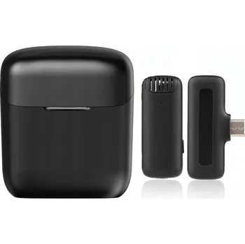 Mikrofon Kondenzátorový mikrofon Klopový Bezdrátový pro telefon USB-C