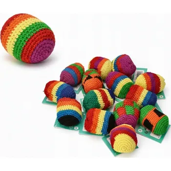 Hračka pro psa PIŁKA PIŁECZKA HAKISÁK MIĘKKA WEŁNIANA PIŁKA NA PROCVIČENÍ ZRUČNOSTI 5 CM HRAČKA 5+