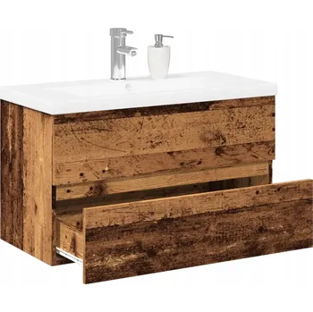 Konferenční stolek Toaletní Stolek VidaXL bílé staré dřevo 80 x 38,5 x 45 cm