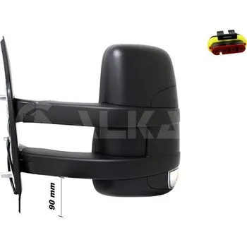 Auto zrcátko Vnější zpětné zrcátko ALKAR 9207250