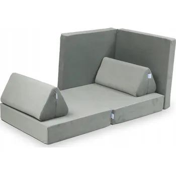 Pohovka Mini Pohovka pro děti Montessori Standard Velvet Šedá