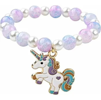 Náramek Dětský náramek Unicorn MIX jednorožců obvod cca 13 až 16 cm