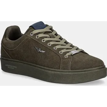 Pánská obuv Semišové tenisky Aeronautica Militare SNEAKERS 252SC0307UPL00278.07302 zelená 91X, EUR 42