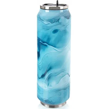Termoska Termohrnek plechovka modrá 700 ml