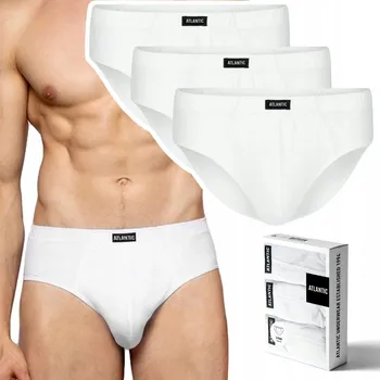 Slipy Pánské slipy 3-BALENÍ slipy ATLANTIC 3BMP-006 - XXL