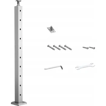 Zábradlí Sloupek zábradlí 1 Ks 91,4 cm pro kabelové zábradlí na schodiště a verandy