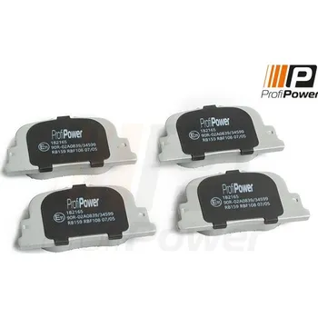 Brzdová destička Sada brzdových destiček, kotoučová brzda ProfiPower 1B2165