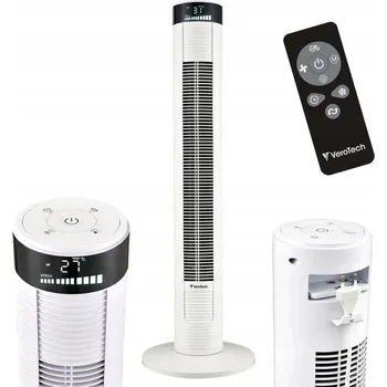 Domácí ventilátor Sloupový ventilátor Verotech VF-910W bílý