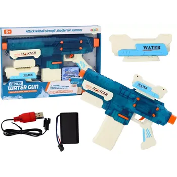 Dětská zbraň Vodní pistole M416 na akumulátor, 500 ml, dosah 8-10 m