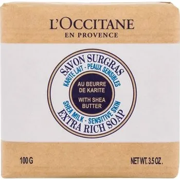 Pleťový krém L´occitane Shea Milk Extra Rich Soap - Mýdlo s bambuckým máslem pro citlivou pokožku 250 ml