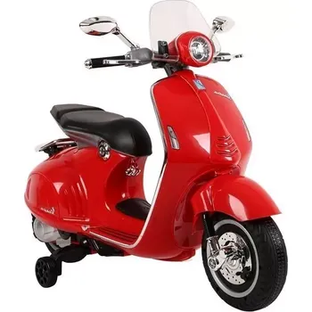 Dětské elektrovozidlo Tomido elektrická motorka Vespa GTS 300 červená 5352