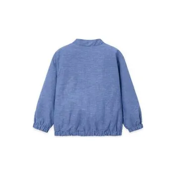 Pánský bomber Mayoral Bunda bomber 3444 Modrá Regular Fit 2Y