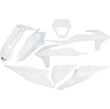 UFO sada plastů KTM EXC 125 '20-'21, EXC 250 / 300 TPI '20-'23, EXC-F 250 / 350 / 450 / 500 '20-'23 (bílá)