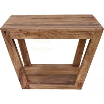 Konferenční stolek Indický nábytek - Konferenční stolek Rami 60x40x60 z indického masivu palisandr Super natural