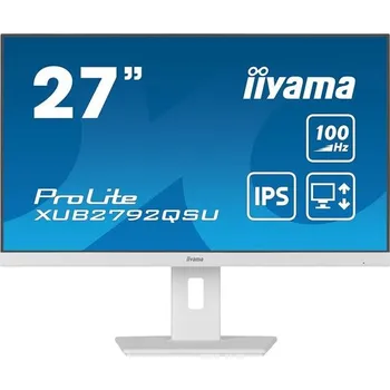 Monitor iiyama ProLite/XUB2792QSU-W6/27"/IPS/QHD/100Hz/0,4ms/White/3R
