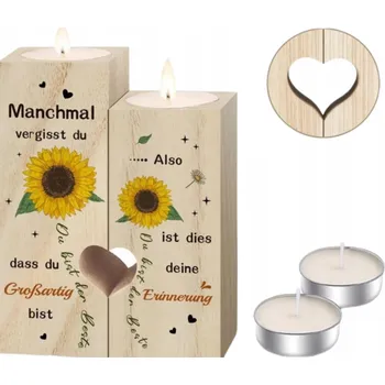 Obraz DŘEVĚNÝ SVÍCEN 17,5 cm