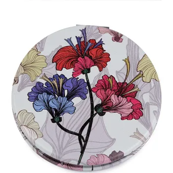 Kosmetické zrcátko Zrcátko kosmetické květy, střední, 3 bílá růžová