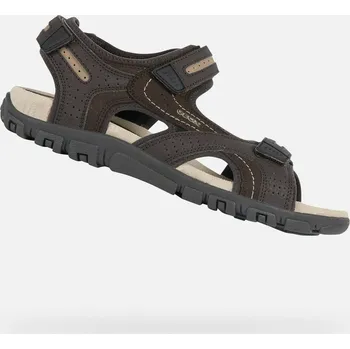 Pánské sandále Geox Pánské Tmavě hnědé pánské sandály Geox Uomo Sandal Strada Hnědá 42 (2985771)