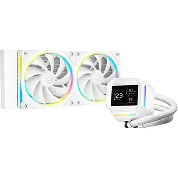 Počítačové chlazení DEEPCOOL Vodní chladič LM240 WH, ARGB, 2x 120mm, AM5, LGA1851, bílá R-LM240-WHDMMC-1