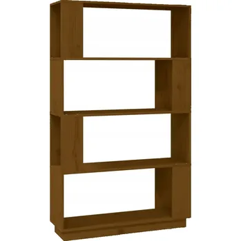 Knihovna Regál VidaXL 83 x 25 x 132 cm, odstíny hnědé