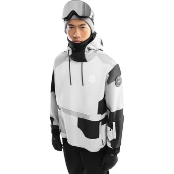 SIROKO Pánská snowboardová bunda W1 Tibet XS ŠEDÁ