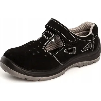 Pracovní obuv KAMARI S1 SRC Sandály Pracovní obuv BOZP s ocelovou špičkou prodyšné kožené 37