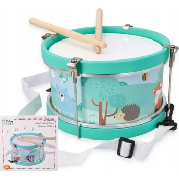 Dřevěná hračka BĘBENEK DREWNIANY DLA DZIECKA INSTRUMENT HRAČKA HRAČKA