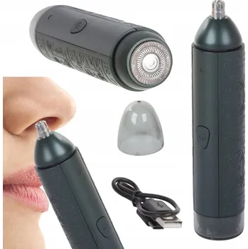 Strojek na vlasy Zastřihovač chloupků v uších, nose, obočí a vousů pro muže