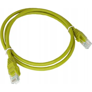 Síťový kabel ALANTEC PATCH KABEL U/UTP KAT.6A LSOH 0.25M ŽLUTÝ